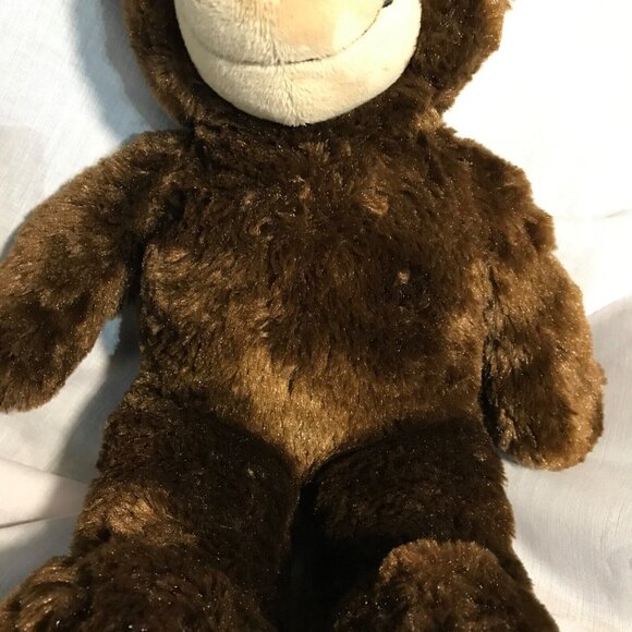 Build A Bear Workshop Brown Teddy Bear In Pink Hoodie Plush Toy 14" - Picture 12 of 16